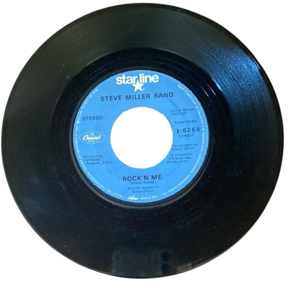 Steve Miller‎ Band Vinyl Record 45 The Joker Rock’n Me